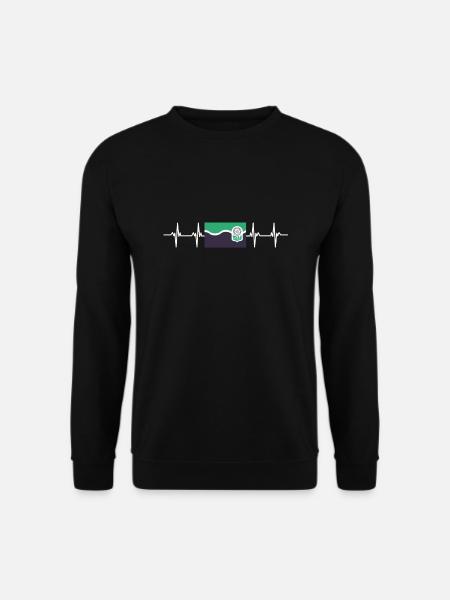 Royaume-Uni South Yorkshire Flag - Sweat-shirt Unisexe - noir