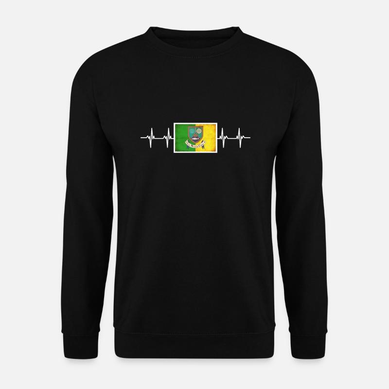 Irish Ireland Meath Flag - Unisex Sweatshirt - black