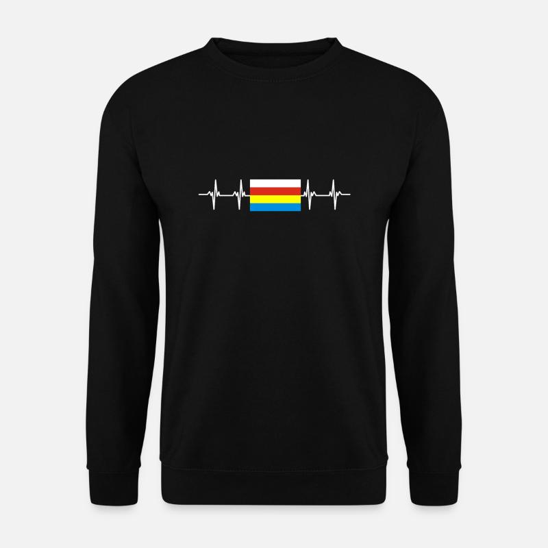 Poland Podlaskie Flag - Unisex Sweatshirt - black