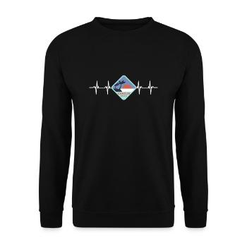 Mexique Cancun Flag - Sweat-shirt Unisexe - noir - Devant - Alina (178cm) & Michal (187cm)