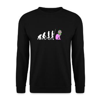 Sphynx Mom Cat Hairless Cat Owner - Unisex Sweatshirt - black - Front - Alina (178cm) & Michal (187cm)