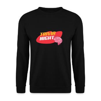 Game Night Host Question Game Night - Unisex Sweatshirt - black - Front - Alina (178cm) & Michal (187cm)
