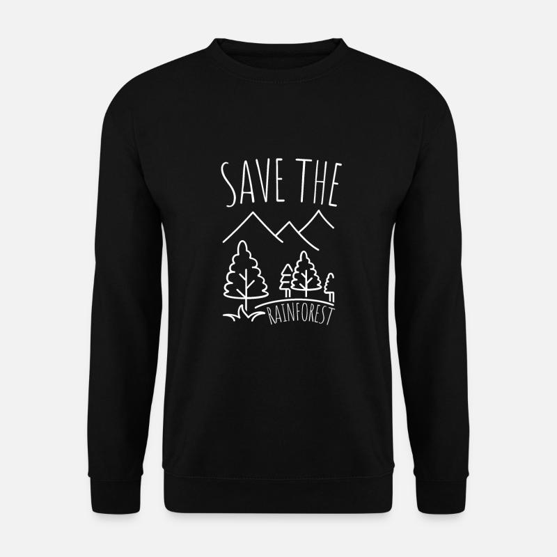 Save The Rainforest - Unisex Sweatshirt - black