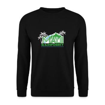 Save The Rainforest - Unisex Sweatshirt - black - Front - Alina (178cm) & Michal (187cm)