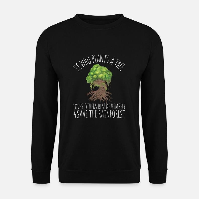 Save The Rainforest - Unisex Pullover - Schwarz