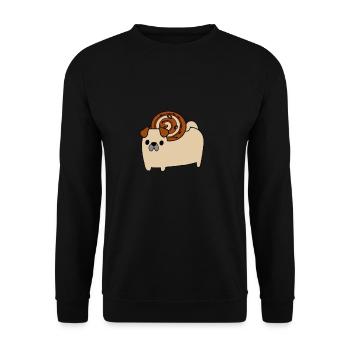 Cinnamon Roll And Cinnamon Buns - Unisex Sweatshirt - black - Front - Alina (178cm) & Michal (187cm)