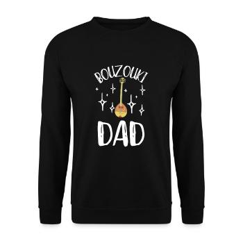 Bouzouki Irlandais Instrument Grec - Sweat-shirt Unisexe - noir - Devant - Alina (178cm) & Michal (187cm)