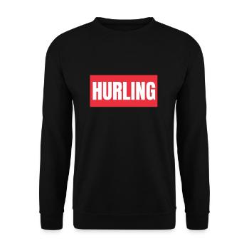 Irish Dublin Hurling - Unisex Pullover - Schwarz - Vorne - Alina (178cm) & Michal (187cm)
