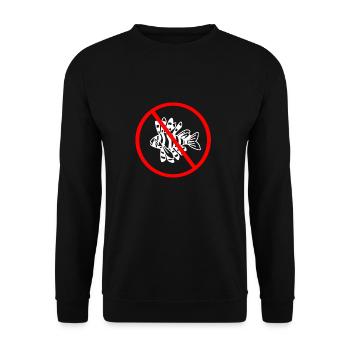 Lionfish Save The Reef Eat Lionfish Spearfishing - Unisex Pullover - Schwarz - Vorne - Alina (178cm) & Michal (187cm)