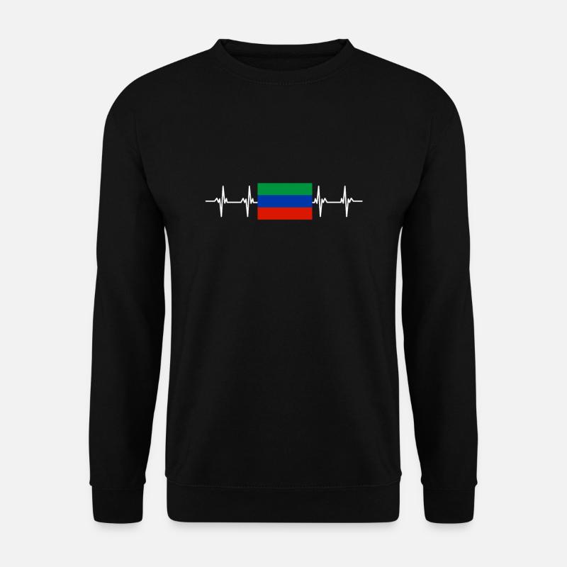 Drapeau russe - Daghestan - Sweat-shirt Unisexe - noir