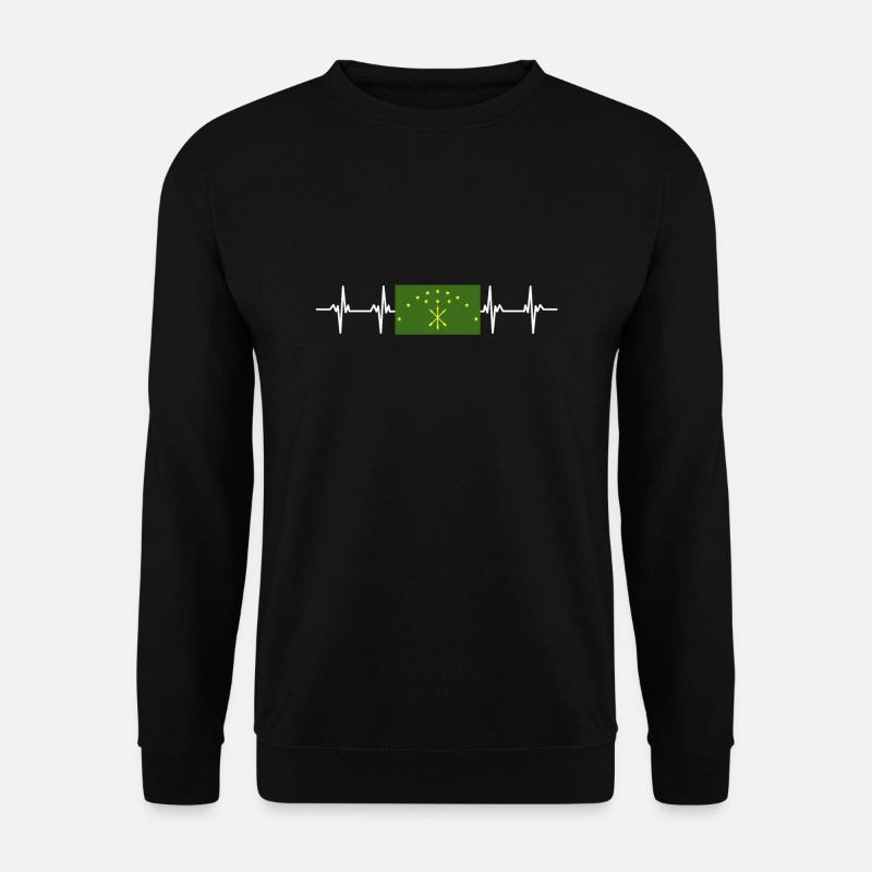 Russian Flag - Adygea - Unisex Pullover - Schwarz
