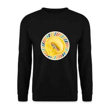 Italian Penne Pasta Tortellini - Unisex Pullover - Schwarz - Vorne - Alina (178cm) & Michal (187cm)
