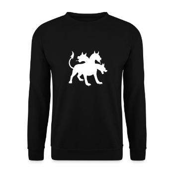Greek Mythology Gods Ancient Greece - Unisex Sweatshirt - black - Front - Alina (178cm) & Michal (187cm)