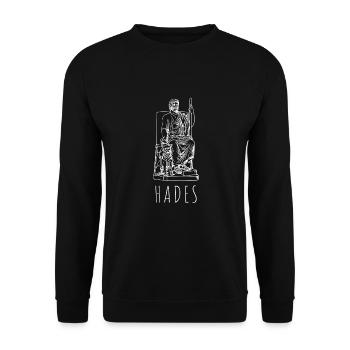 Greek Mythology Gods Ancient Greece - Unisex Sweatshirt - black - Front - Alina (178cm) & Michal (187cm)