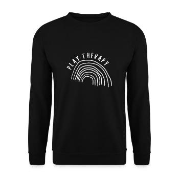 Play Therapist - Recreational Therapy Therapist RT - Unisex Sweatshirt - black - Front - Alina (178cm) & Michal (187cm)