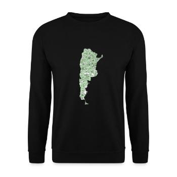 Argentine Régions Buenos Aires - Sweat-shirt Unisexe - noir - Devant - Alina (178cm) & Michal (187cm)