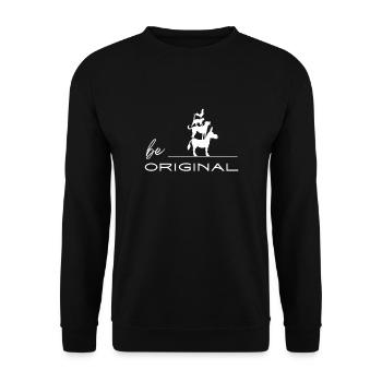 Bremen Town Musicians - Unisex Pullover - Schwarz - Vorne - Alina (178cm) & Michal (187cm)