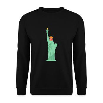 Calendrier aztèque - Quetzalcoatl - Sweat-shirt Unisexe - noir - Devant - Alina (178cm) & Michal (187cm)