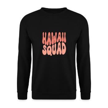 Waikiki Honolulu Island - Unisex Sweatshirt - black - Front - Alina (178cm) & Michal (187cm)