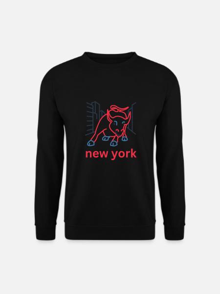 NY Stock Exchange Bull - Unisex Pullover - Schwarz