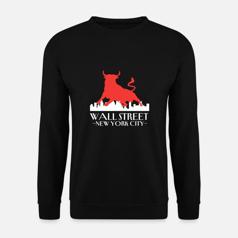 NY Stock Exchange Bull - Unisex Sweatshirt - black