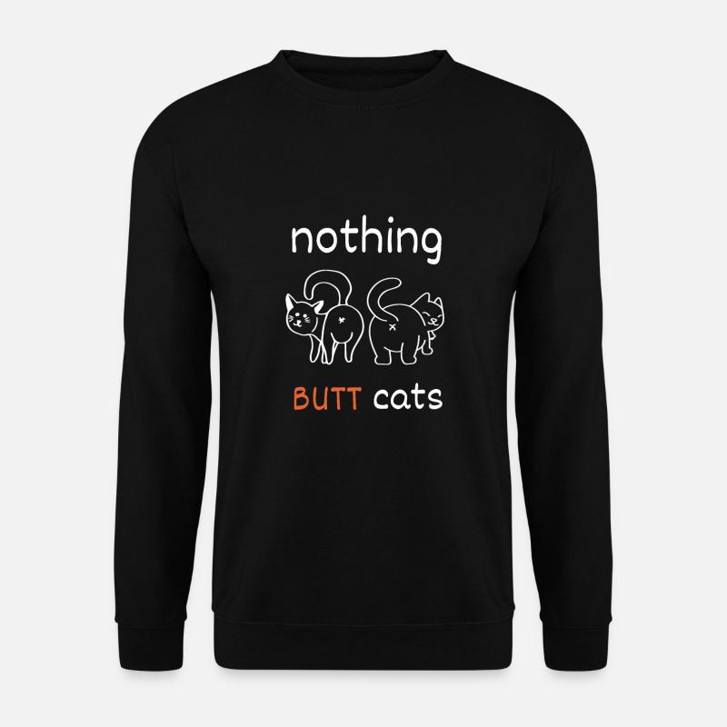 Cat Butthole - Unisex Sweatshirt - black