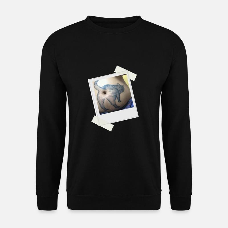 Cat Butthole - Unisex Sweatshirt - black
