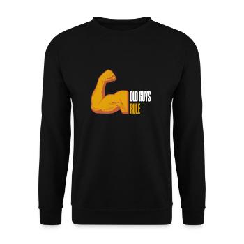 Retirement- - Unisex Sweatshirt - black - Front - Alina (178cm) & Michal (187cm)
