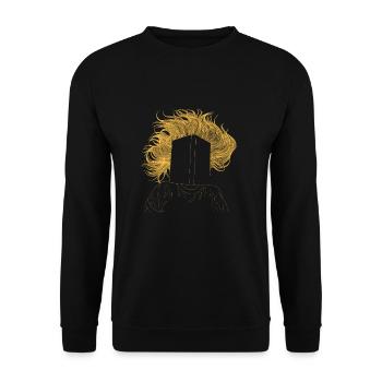 Reading For Girls - Just a girl in love with her - Unisex Sweatshirt - black - Front - Alina (178cm) & Michal (187cm)