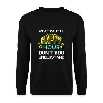 Funny Drinking - You look like I need another beer - Unisex Pullover - Schwarz - Vorne - Alina (178cm) & Michal (187cm)