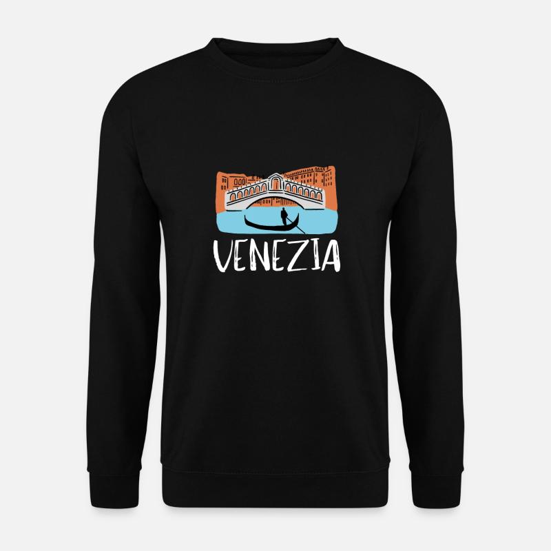 Venice Gondola Italy Venezia - Unisex Pullover - Schwarz