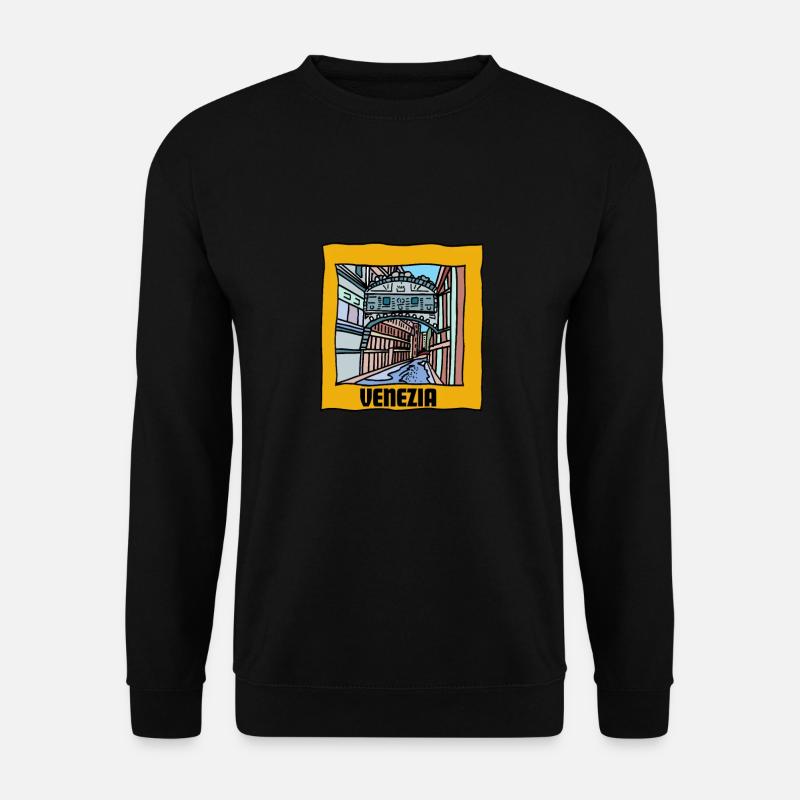 Venice Gondola Italy Venezia - Unisex Pullover - Schwarz