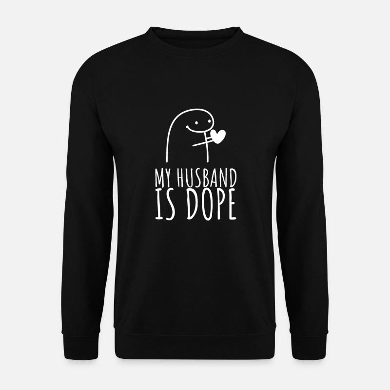 Mariage - Mon mari est - Sweat-shirt Unisexe - noir