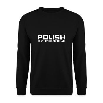 Italia - Italian by marriage - Unisex Sweatshirt - black - Front - Alina (178cm) & Michal (187cm)