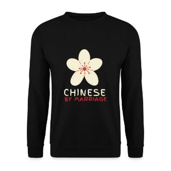 Italia - Italian by marriage - Unisex Sweatshirt - black - Front - Alina (178cm) & Michal (187cm)
