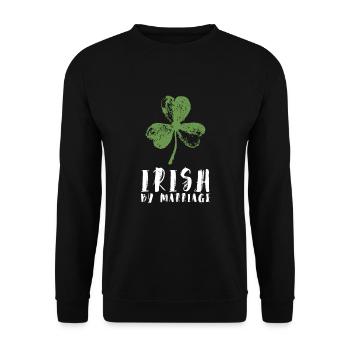 Italia - Italian by marriage - Unisex Sweatshirt - black - Front - Alina (178cm) & Michal (187cm)