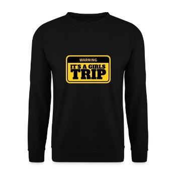 Cruise Vacation Family Trip - Holy Ship Girls Trip - Unisex Sweatshirt - black - Front - Alina (178cm) & Michal (187cm)