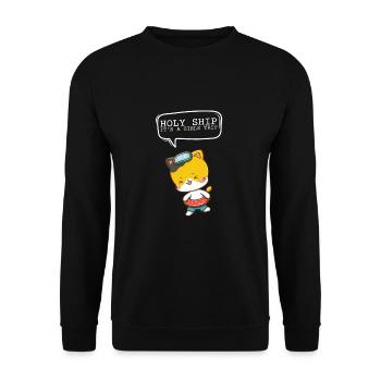 Cruise Vacation Family Trip - Holy Ship Girls Trip - Unisex Sweatshirt - black - Front - Alina (178cm) & Michal (187cm)