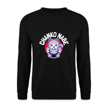 Sumo Stew - Hot Pot Chanko Hub - Unisex Sweatshirt - black - Front - Alina (178cm) & Michal (187cm)