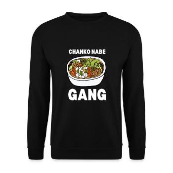 Sumo Stew - Hot Pot Chanko Hub - Unisex Sweatshirt - black - Front - Alina (178cm) & Michal (187cm)