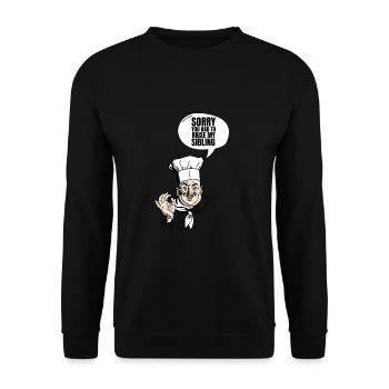 Chère maman, je suis désolé que tu aies dû élever mes frères et sœurs - Sweat-shirt Unisexe - noir - Devant - Alina (178cm) & Michal (187cm)