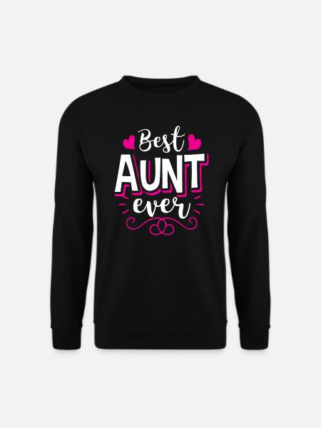 Tante Tante B.A.E. Bestes Tante Geburtstagsgeschenk aller Zeiten - Unisex Pullover - Schwarz