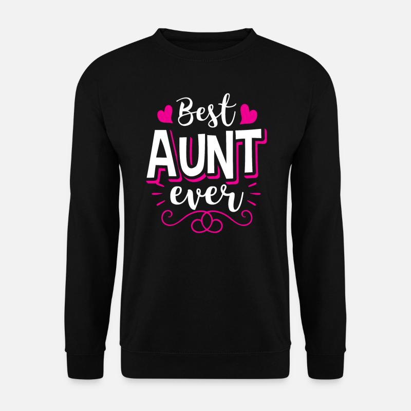 Tante Tante B.A.E. Bestes Tante Geburtstagsgeschenk aller Zeiten - Unisex Pullover - Schwarz