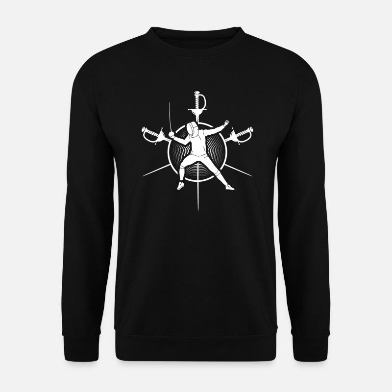 Fencing Sword Fencing - Unisex Sweatshirt - black