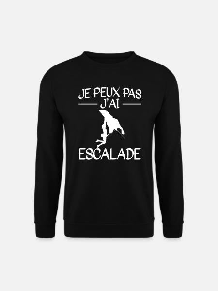 Je Peux Pas J'Ai Escalade - Sweat-shirt Unisexe - noir