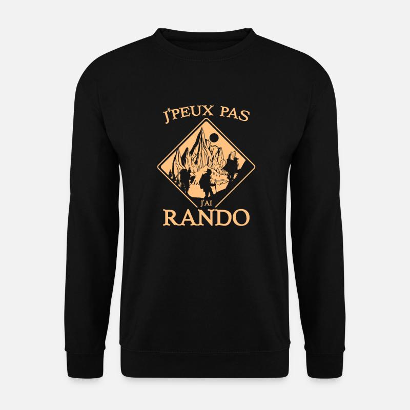 J'Peux Pas J'ai Rando - Sweat-shirt Unisexe - noir