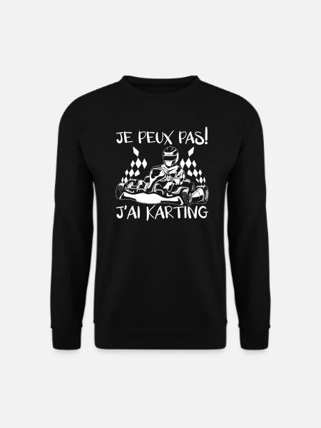 Je Peux Pas J'Ai Karting - Sweat-shirt Unisexe - noir