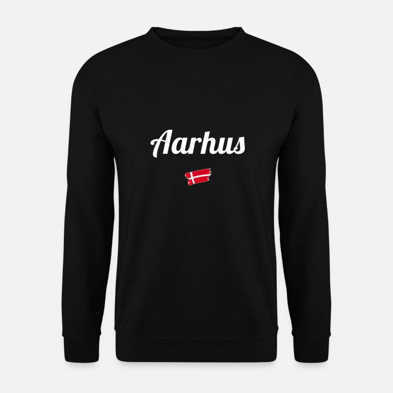 AARHUS - Unisex Pullover - Schwarz
