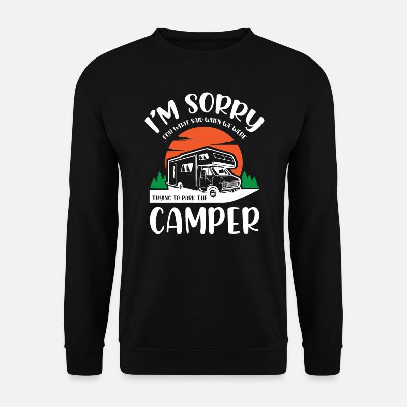 Life Camper Camping - Sweat-shirt Unisexe - noir