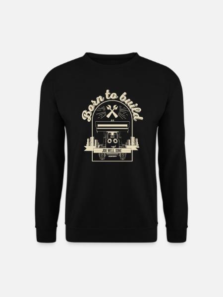 Bob Der Baumeister™ Born To Build Design - Unisex Pullover - Schwarz